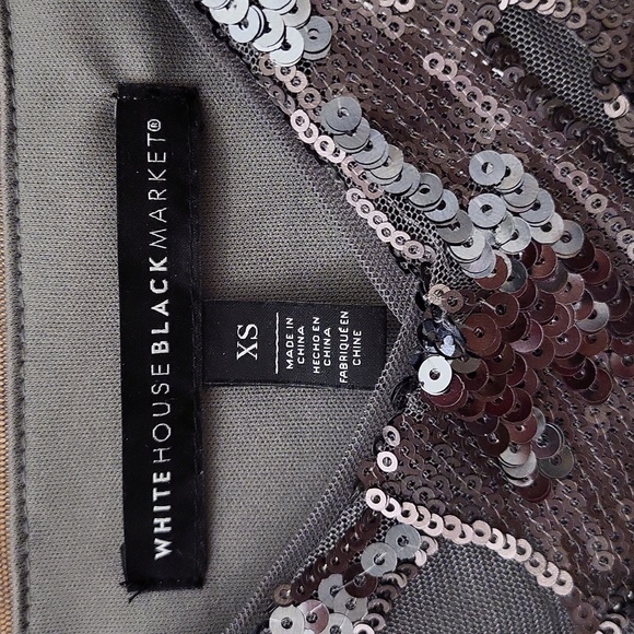 WHBM Women's Sequin Dress Top - Picture 2 of 7